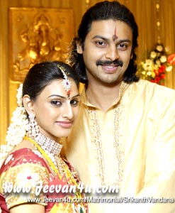 Tamil actor Srikanth wedding, reception photos - Srikanth Vandana wedding photos